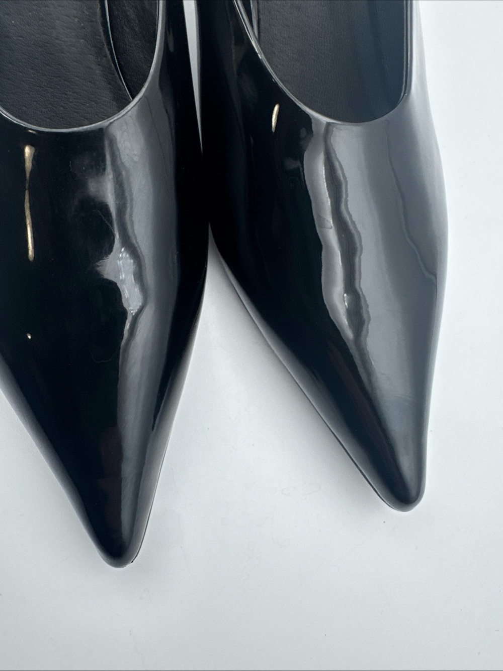 Jeffrey Campbell Intention Kitten Heel Sz 7 Black - Picture 4 of 9
